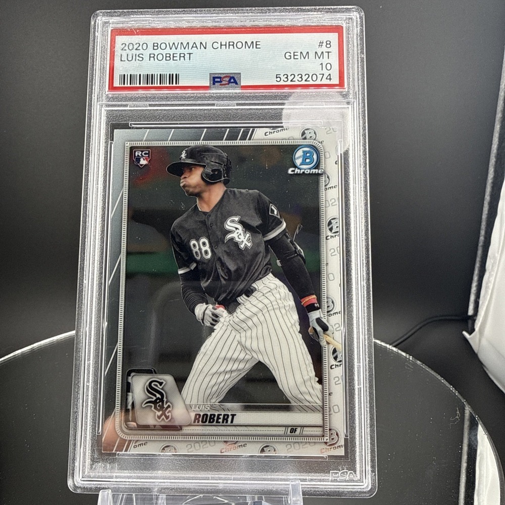 2020 Bowman Chrome Luis Robert #8 RC Psa 10